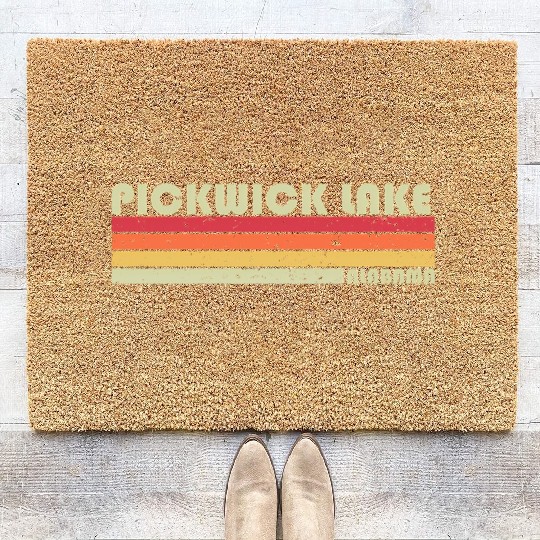 Pickwick Lake Albm Fishing Camping Summer Coir Doormats
