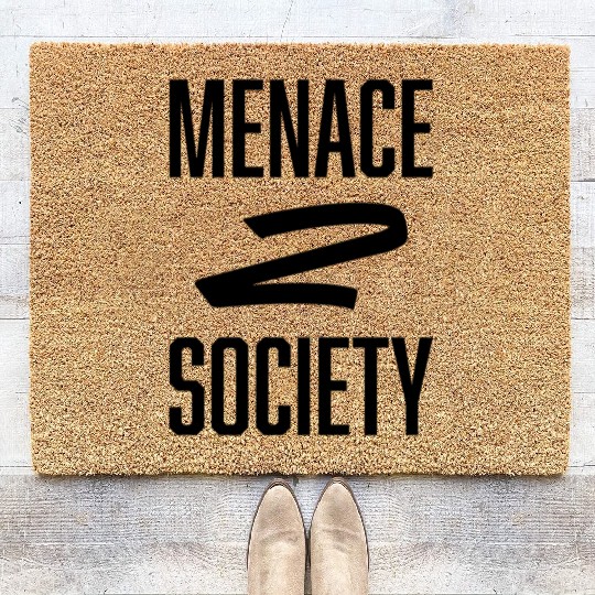 Genuine Menace To Society Coir Doormats