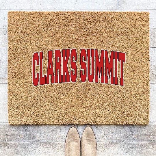 ClarSummit Pa Pennsylvania Varsity Style Usa Sport Coir Doormats