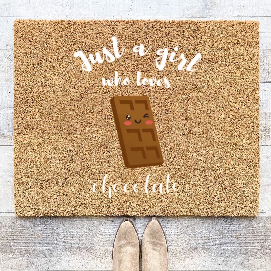 Chocolate Humor Chocolate Coir Doormats
