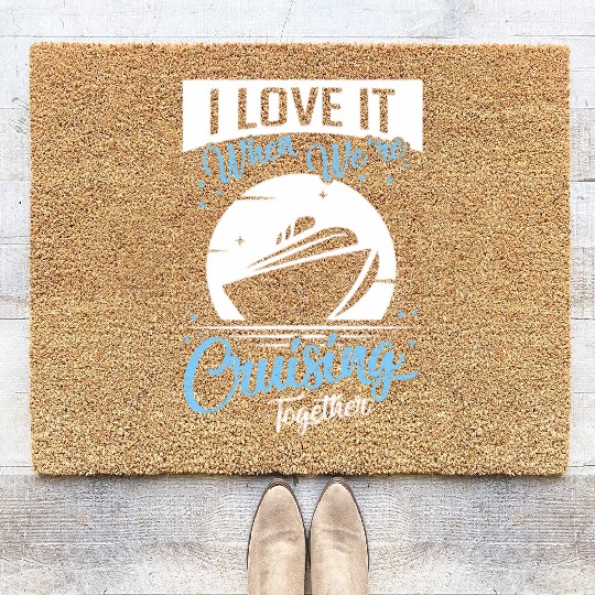 Cruising Vacation Cruise Ship Coir Doormats