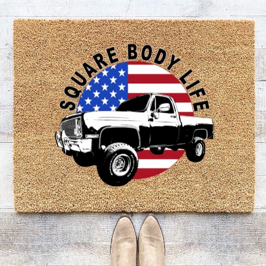 Squarebody Truck 4X4 Square Body Coir Doormats