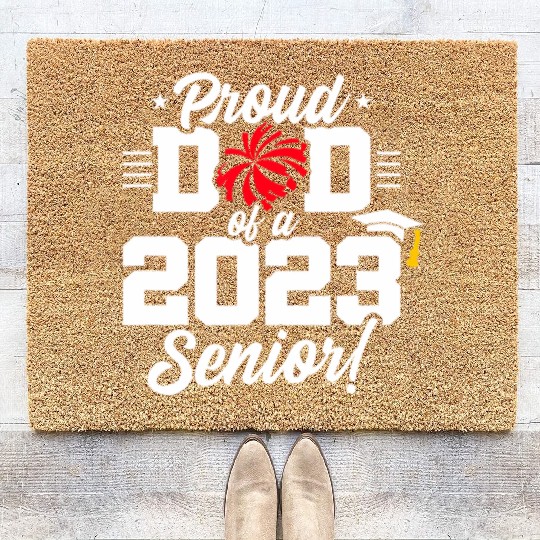 Senior Year - Cheerleading Dad - Class of 2023 - S Coir Doormats