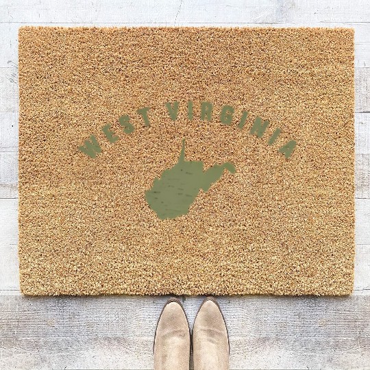 Wv Home State Mens Sports West Virginia Coir Doormats