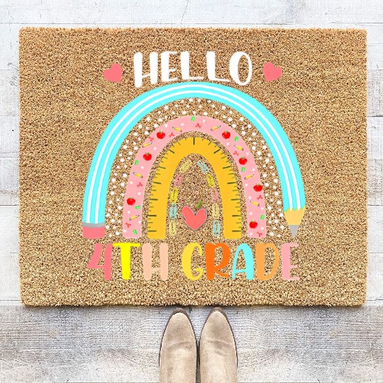 Vintage Sped Squad Special Ed Teacher Back To Scho Coir Doormats