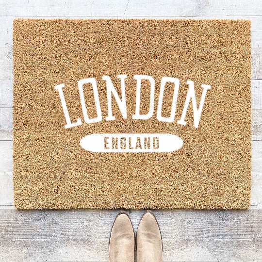 London College Style London England Coir Doormats