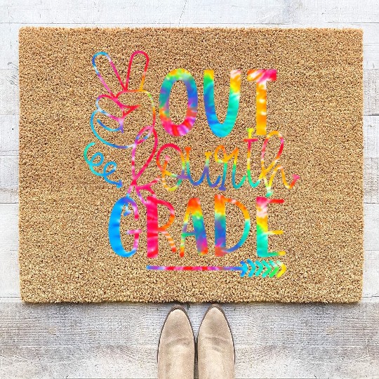 Proud Mom of a Class of 2023 Graduate Mom of Senio Coir Doormats