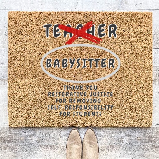Teacher Aka Babysitter Coir Doormats
