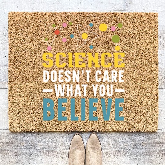 Atheism Anti-Religion Agnostic Freethinker Atheist Coir Doormats