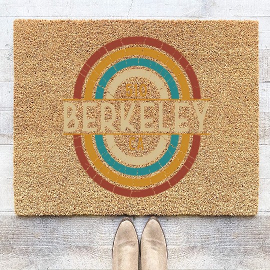 Berkeley Area Code 510 Residents State California Coir Doormats