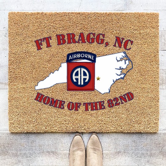 Fort Bragg Military Base-Army Post-Fayetteville Nc Coir Doormats