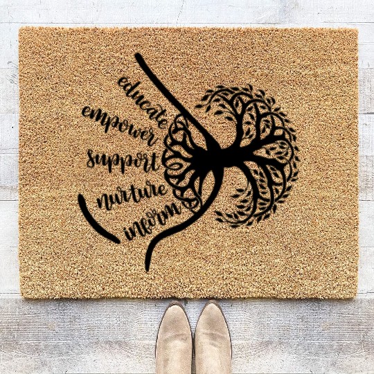 Breastfeeding Support Birth Worker Midwife Doula Coir Doormats
