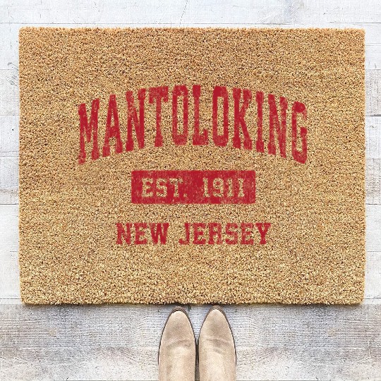 Mantoloking New Jersey Nj Sports Red Coir Doormats