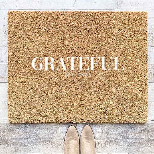Add To Cart Grateful Letter Coir Doormats