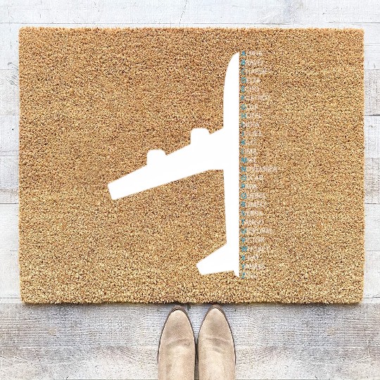 Nato Alphabet For A Air Traffic Controller Coir Doormats