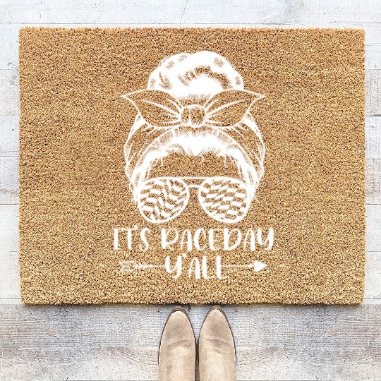 It's Race Day Y'All Coir Doormats