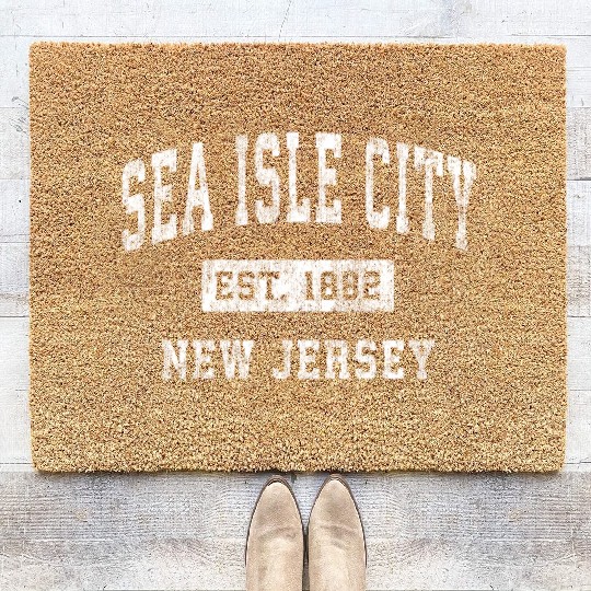 Sea Isle City New Jersey Nj Established Sports Coir Doormats