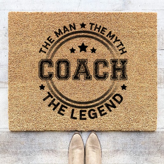 Coach The The Myth The Legend Coach Coir Doormats