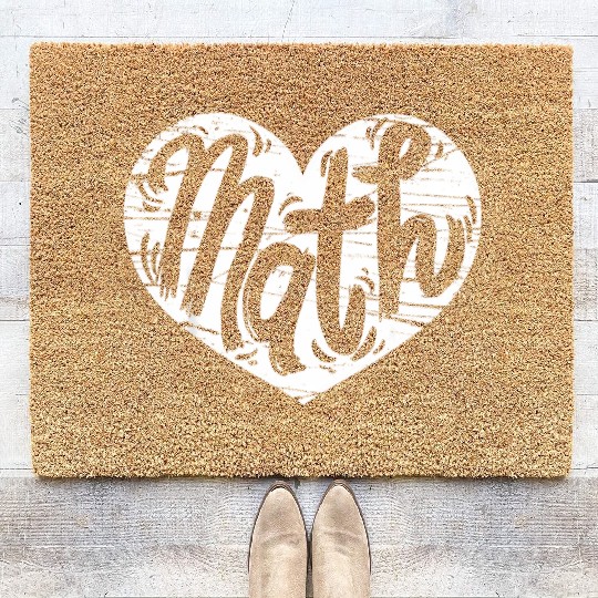 Math Heart Math Teacher He Coir Doormats