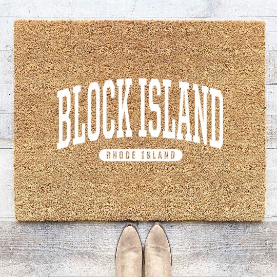 Style Block Island Rhode Island Coir Doormats