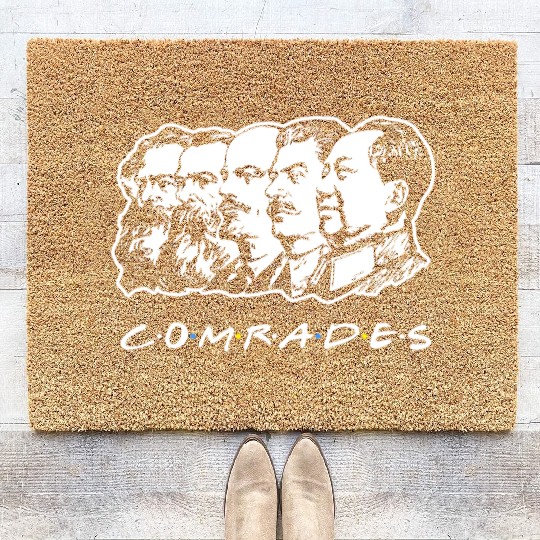 Communist Comrades Friends Coir Doormats