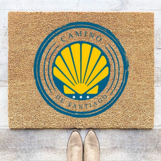 Camino De Santiago - Way Of St James Coir Doormats