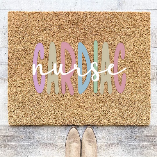 Best Cardiac Nurse Appreciation Cardiac Nursing Coir Doormats