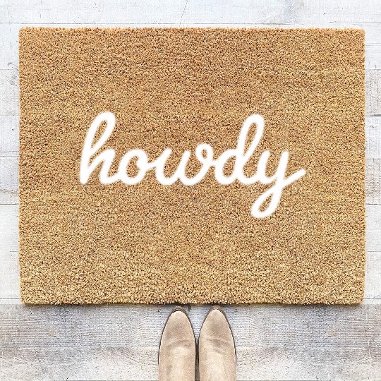 67858 Howdy Coir Doormats