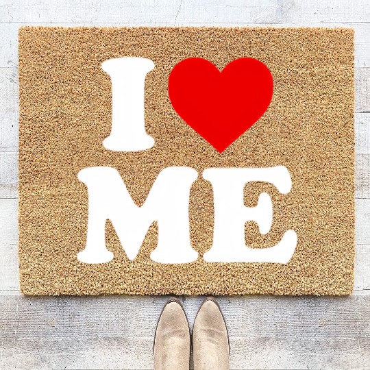 I Love Me Heart Maine Coir Doormats