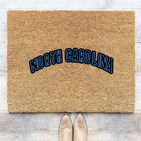 North Carolina State Charlotte Varsity Coir Doormats