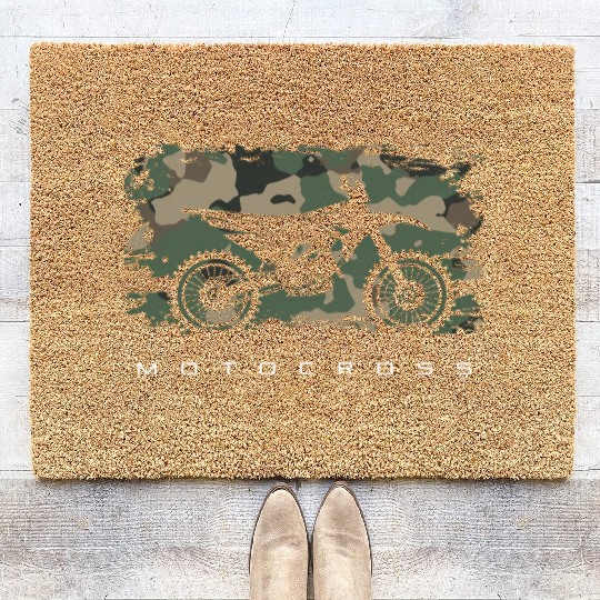 Motocross Dirt Bike - Dirt Bike Motocross Coir Doormats