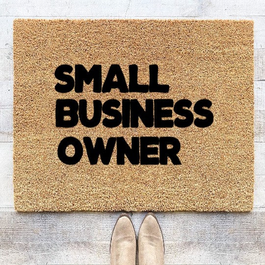 Small Business Owner Coir Doormats