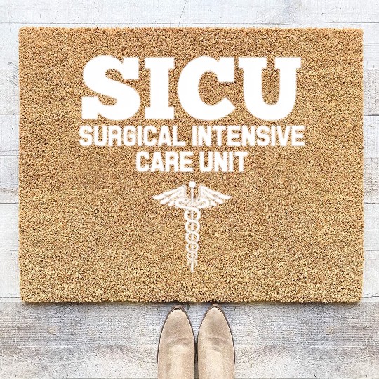 Sicu Registered Nurse Intensive Care Unit Rn Staff Coir Doormats