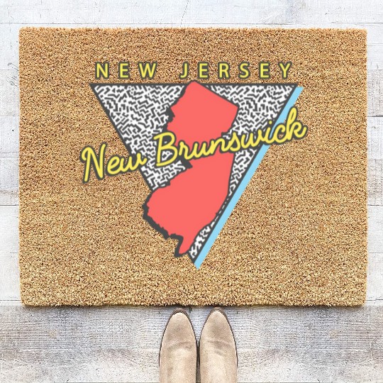 New Brunswick New Jersey Triangle Nj City Coir Doormats