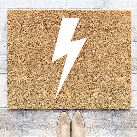 Lightning Bolt For And Coir Doormats