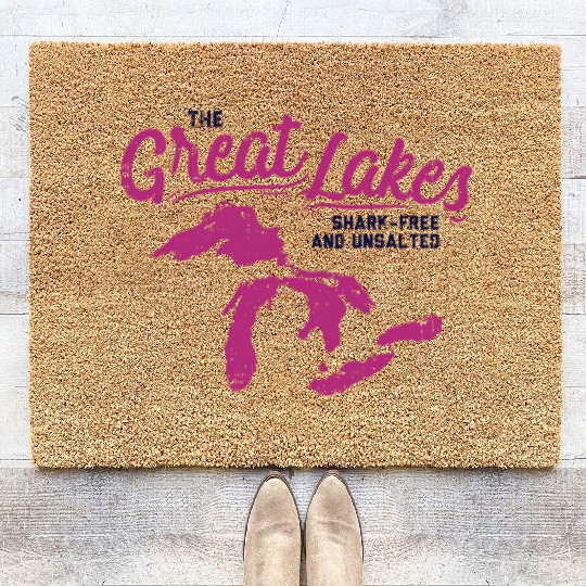 Great Lakes Shark Free Unsalted Summer Vacation Coir Doormats