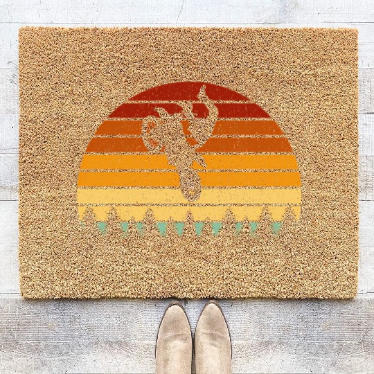 Sunset Motocross For Bikers Motocross Racers Coir Doormats