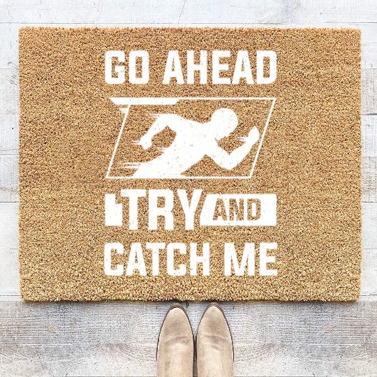 Track And Field Sprint Race Running Athletics 100 Coir Doormats