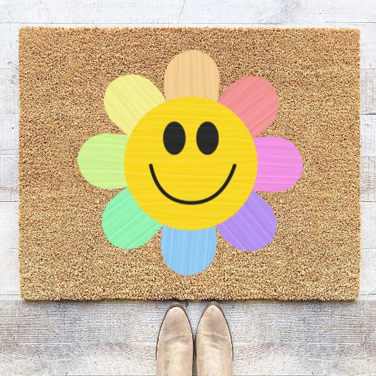 Flowers , summer day , flower colour Coir Doormats