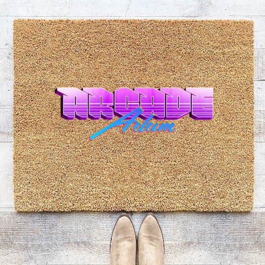 Retro 90s Arcade Adam Logo Coir Doormats