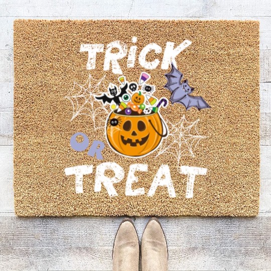 TRICK OR TREAT Coir Doormats