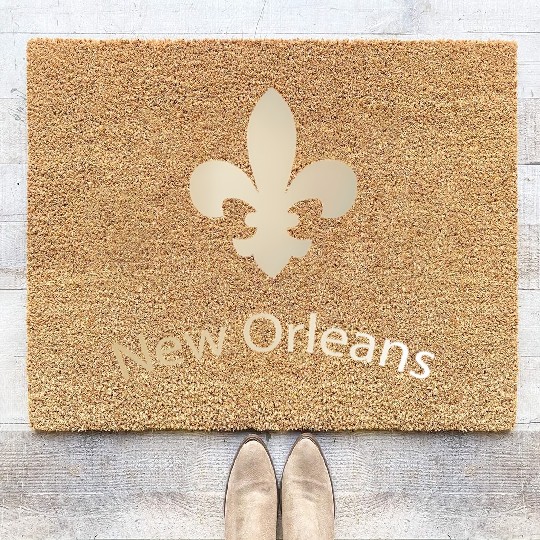 New Orleans Merchandise Coir Doormats