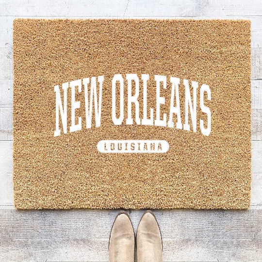 New Orleans Style La Us Coir Doormats