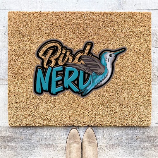 Bird Desig for Birdwatcher Bird Nerd Lover Bird Coir Doormats