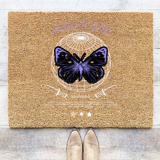 Butterfly Evolution Coir Doormats