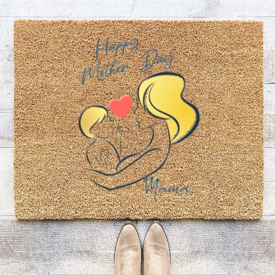 Happy Mother's Day Mom Coir Doormats
