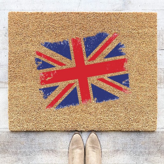 Union Jack Vintage UK Flag Great Britain UK Coir Doormats