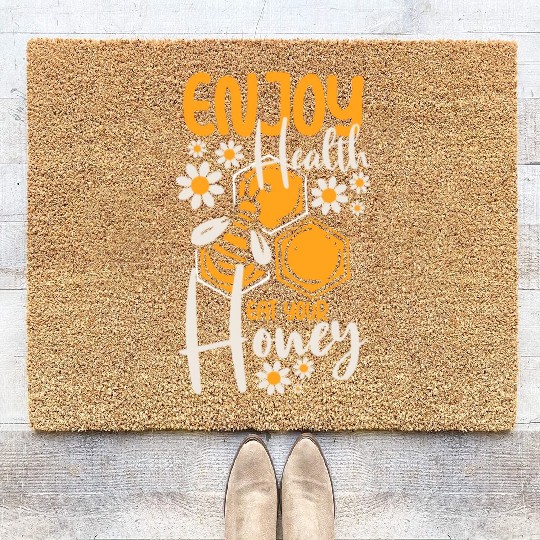 Beekeeper Flower Coir Doormats