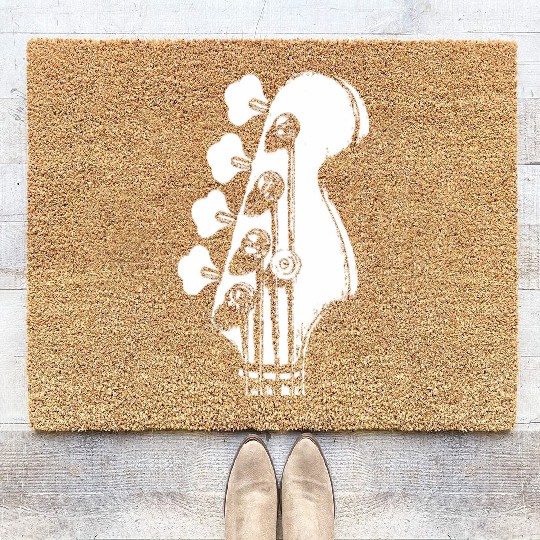 Guitar Classic Rock & Roll Guitar Lover Guitar Coir Doormats