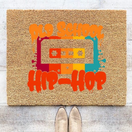 Old School Hip Hop 80S 90S Cassette Music Coir Doormats